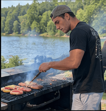 Cooking outdoors